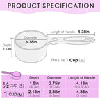 Dog Food Scoop For Container Measuring Scoop For Dogs Cats Birds And Rabbits Pet Food Feeding Scoop