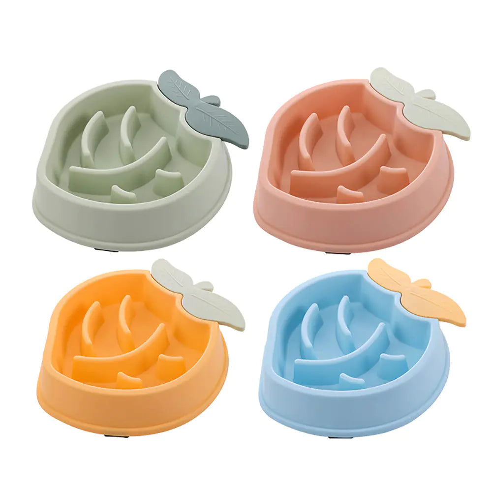Pineapple Slow Food Bowl for Dogs - Food Grade Plastic