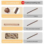 Wooden catnip chew toy for cats