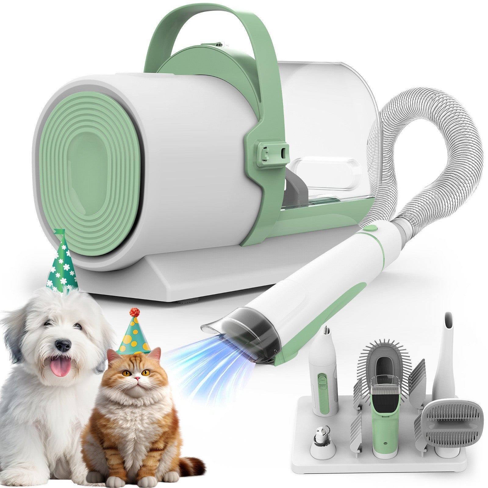 Multifunctional Pet Hair Grooming Vacuum Trimmer
