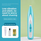 Rechargeable Pet Grooming Trimmer with LED Light