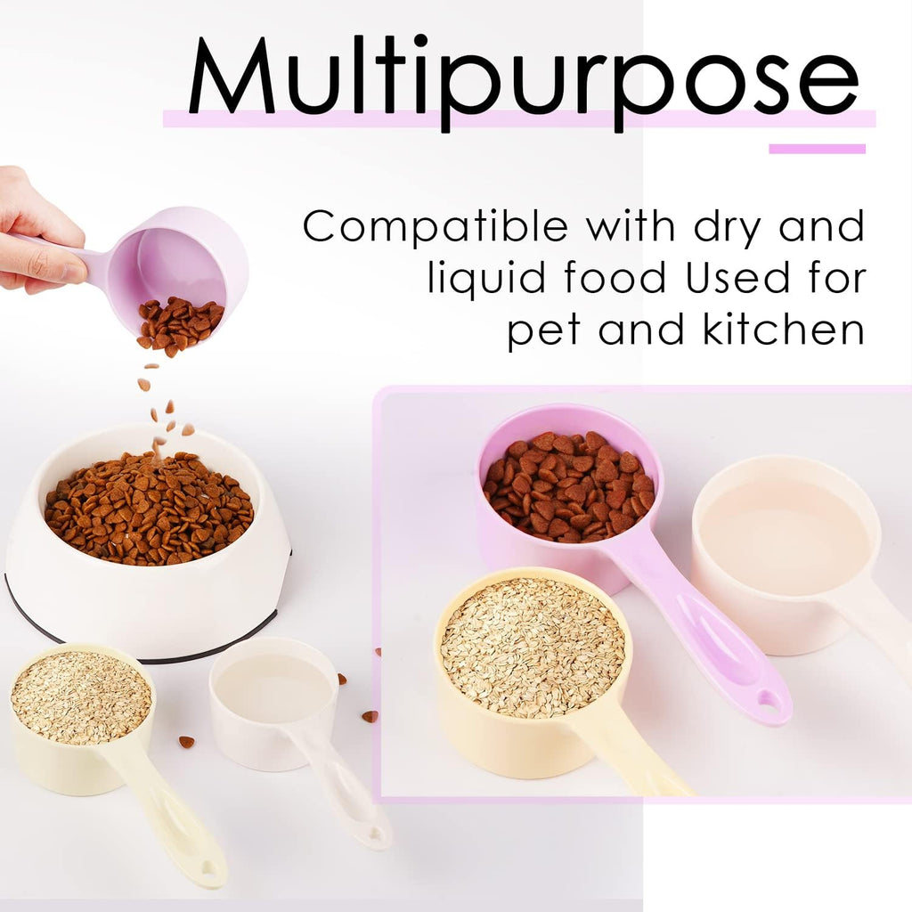 Dog Food Scoop For Container Measuring Scoop For Dogs Cats Birds And Rabbits Pet Food Feeding Scoop