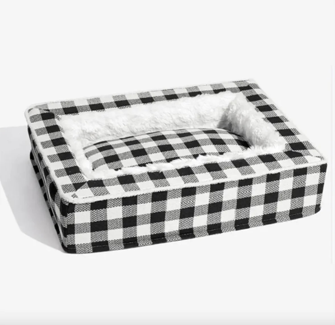 Classic Plaid Pet Bed (Removable & Washable) - SMARPET - 