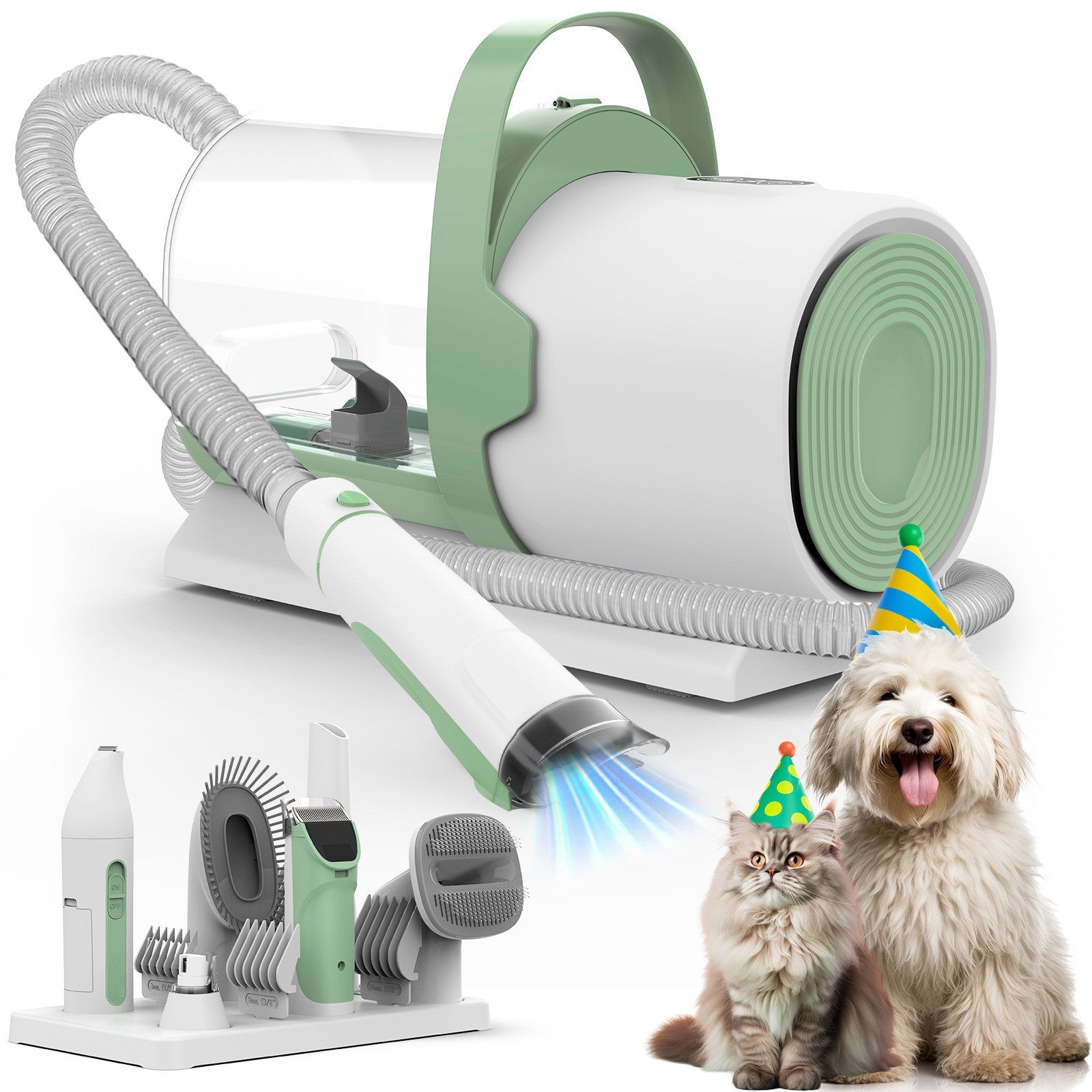 Multifunctional Pet Hair Grooming Vacuum Trimmer