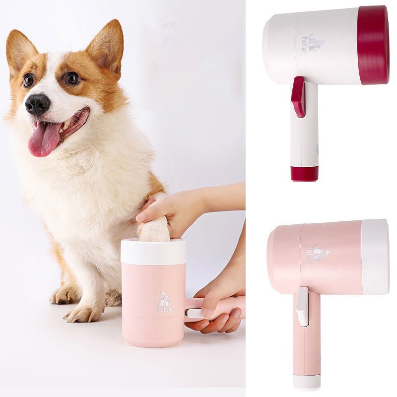Dog Paw Cleaner Cup Soft Silicone Combs Pet Foot Washer Cup Paw Clean Brush Quickly Wash Dirty Cat Foot Cleaning Bucket - SMARPET - 0